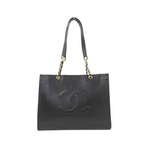 Chanel Vintage Cc Chain Tote Lambskin #246475C35B